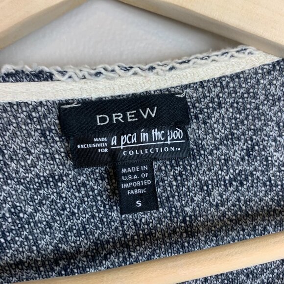 DREW/A Pea in the Pod Collection Raw Hem Open Cardigan Size Small - Picture 2 of 7